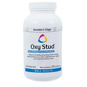 Revival Animal Health Breeder's Edge Oxy Stud- Male Performance Supplement- for Medium & Large Dogs & Cats- 60ct Soft Chews